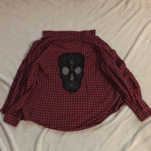 Sugar Skull Flannel